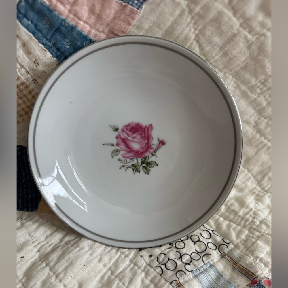 Vintage Imperial Rose Fine China Saucer